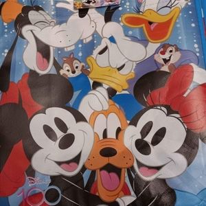 6-Legacy Disney Mickey & Friends Reusable 100% Polypropylene Bags-NEW